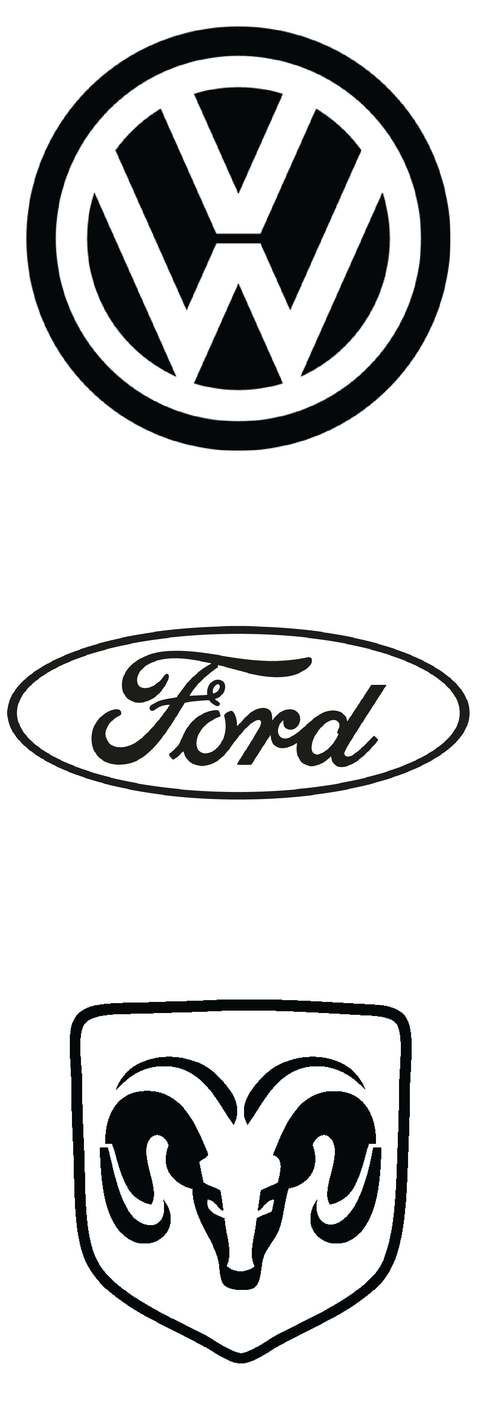 Volkswagen | Ford | Dodge